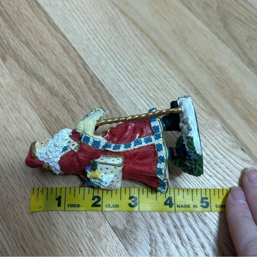 Vintage International Santa Claus Collection Italy Ceramic Figure Christmas
